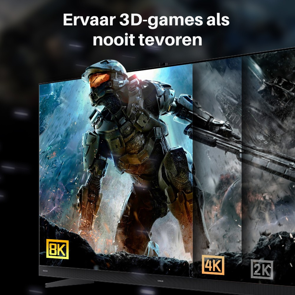 Happym USB C naar Displayport Kabel – Ultra High Speed 8K60Hz voor Haarscherpe Beeldkwaliteit - 1.8 Meter