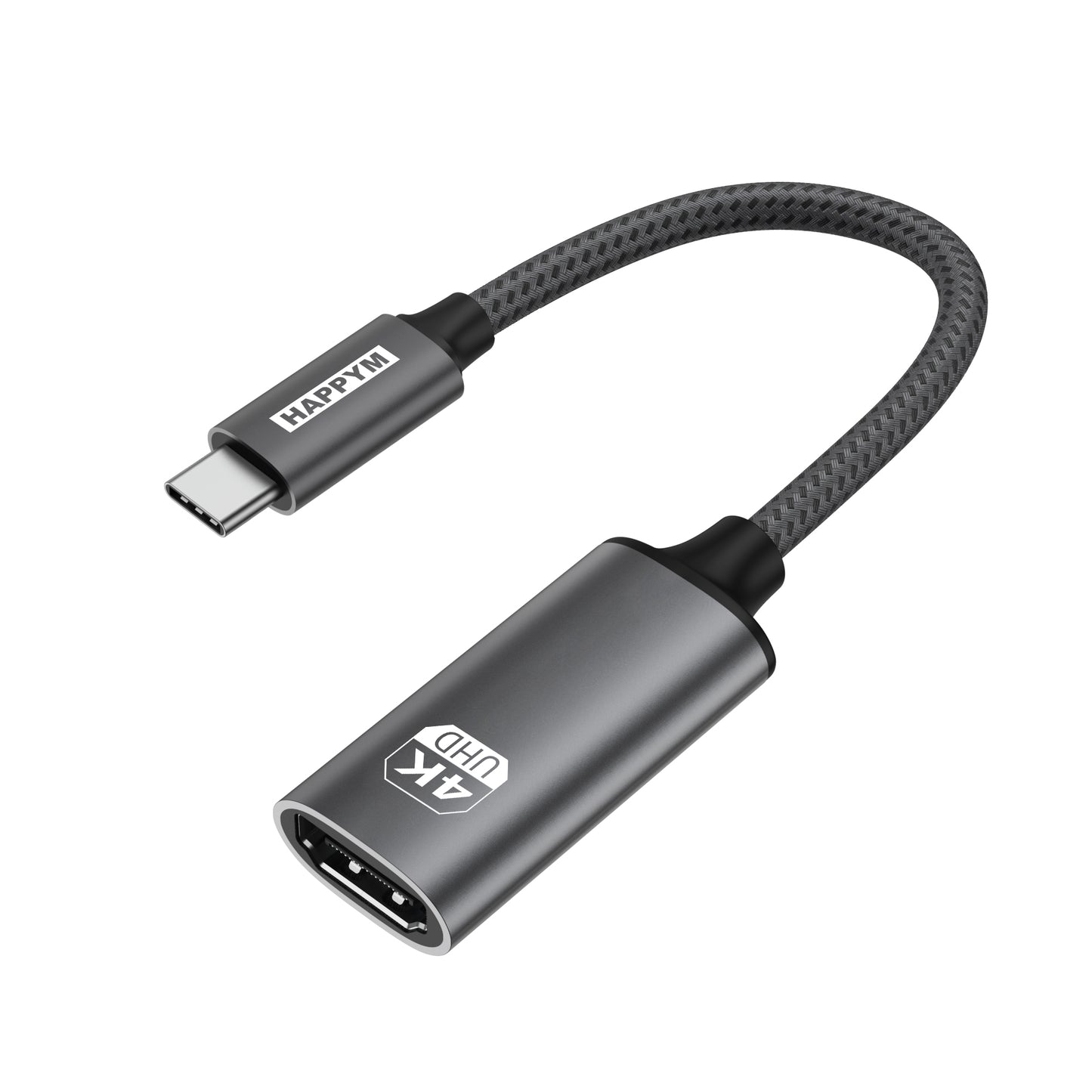 USB-C naar HDMI Adapter – 4K @ 60Hz – USB Type-C naar HDMI Female Converter – Plug & Play – Aluminium – Voor MacBook, iPad, Samsung, Switch, Laptop