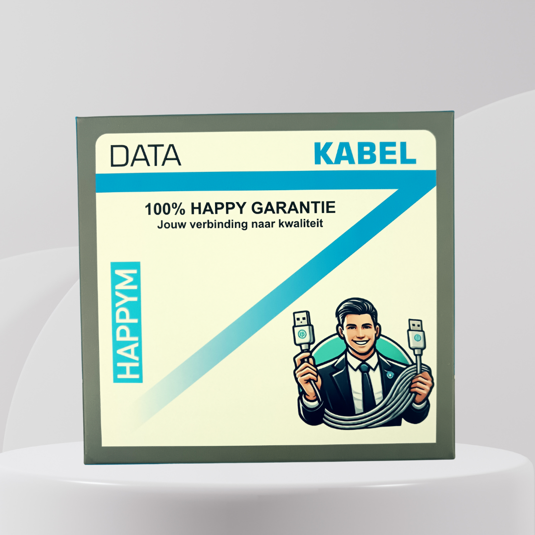 Happym DisplayPort naar HDMI Kabel 1M – 4K30Hz Ultra High Speed – Haarscherpe Beeldkwaliteit voor TV en Monitor