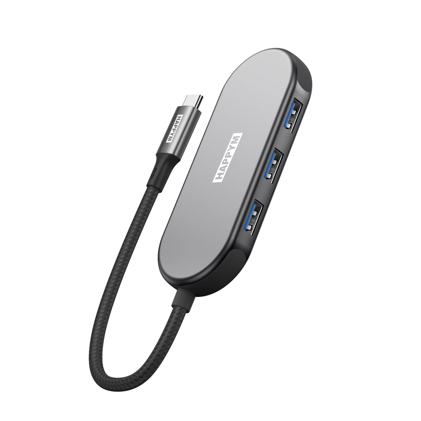 USB-C Hub 7-in-1 Multifunction Docking Station - 4K HDMI 60Hz, PD 100W, 3x USB 3.0, SD/TF Kaartlezer - Universeel voor MacBook, iPad, Windows Laptop